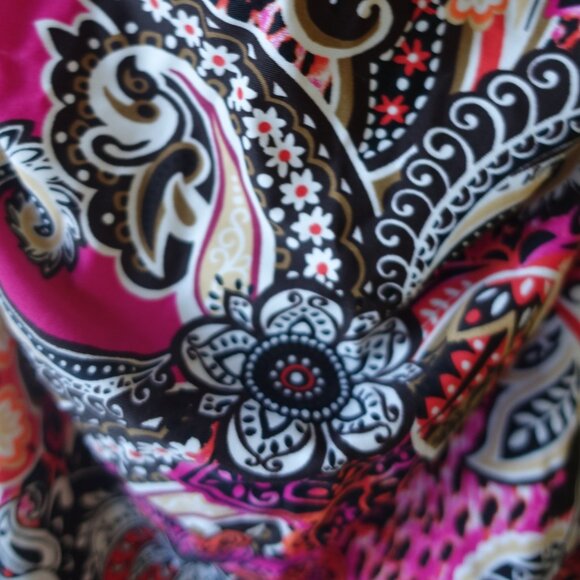 Christina tankini twist-front tummy ruched paisley print swimwear swim 6 XS - Picture 5 of 15